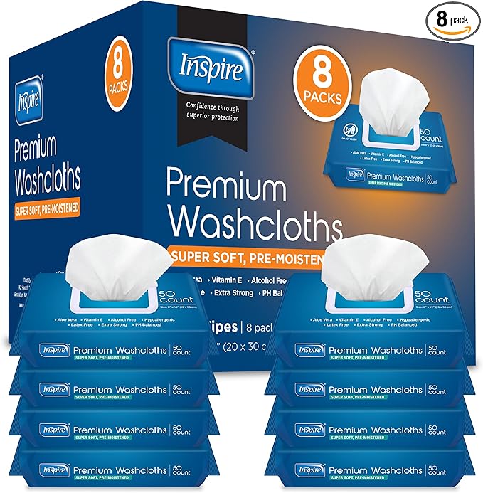 Disposable Adult Washcloths